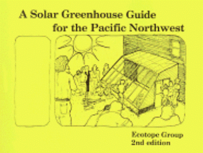 The cover of the book by Tim Magee A Solar Greenhouse Guide
